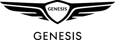 The Genesis logo features stylized, outstretched wings framing a shield with the word "GENESIS" inside. The word "GENESIS" also appears below the logo in bold, uppercase letters.